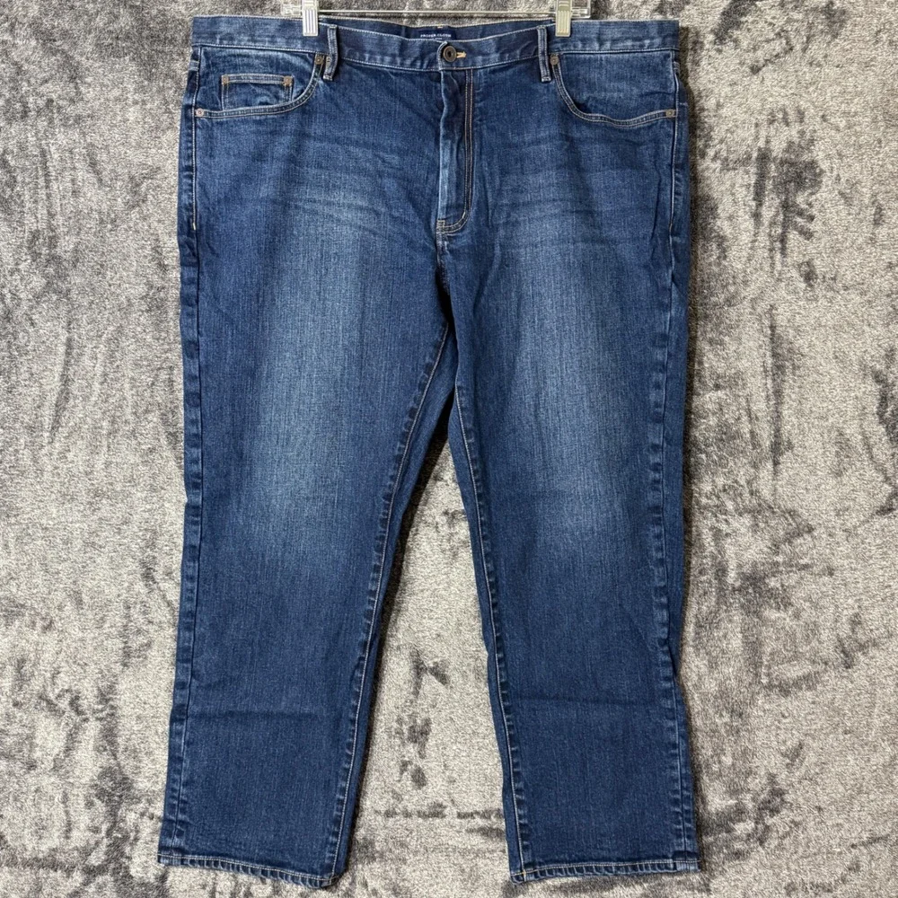 Proper Cloth Japanese 12 Oz Dark Wash Indigo Stretch Denim‎ Jeans 44x29